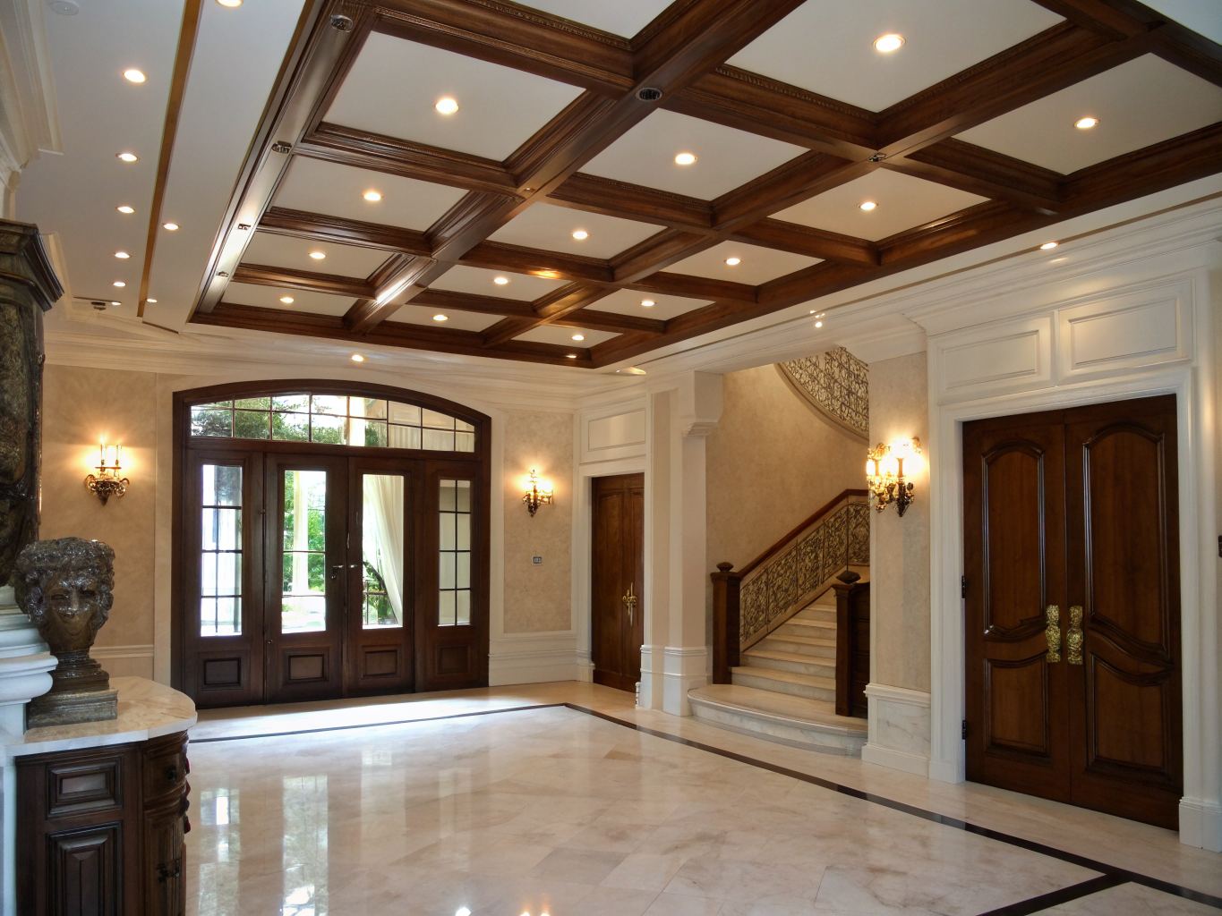 Burnished Steel & Fir Entry