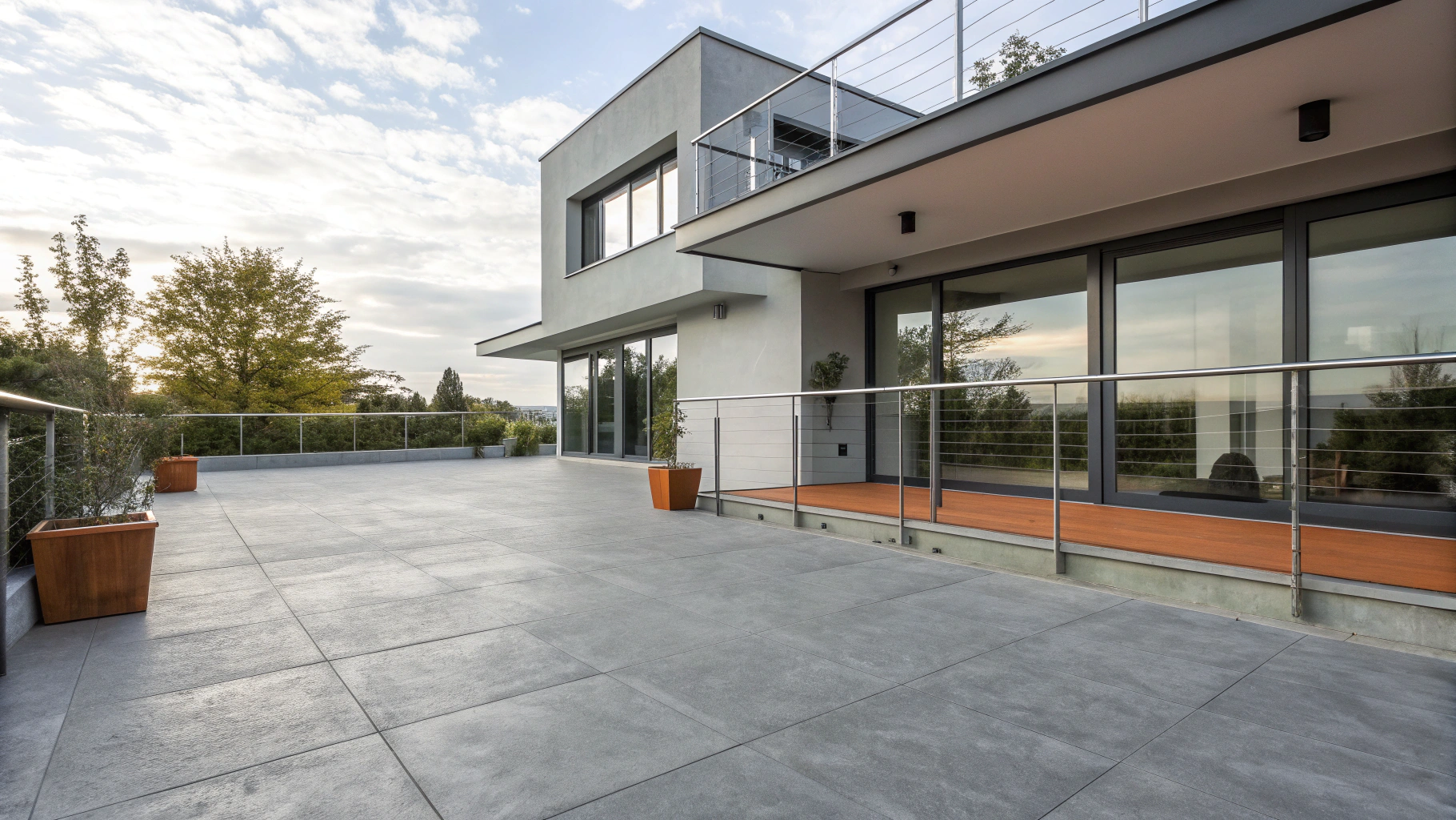 Cantilevered Mountain Terrace