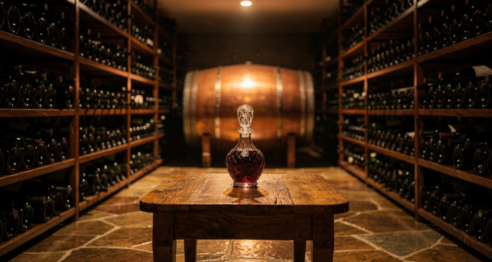 Integrated Timber Wine Room