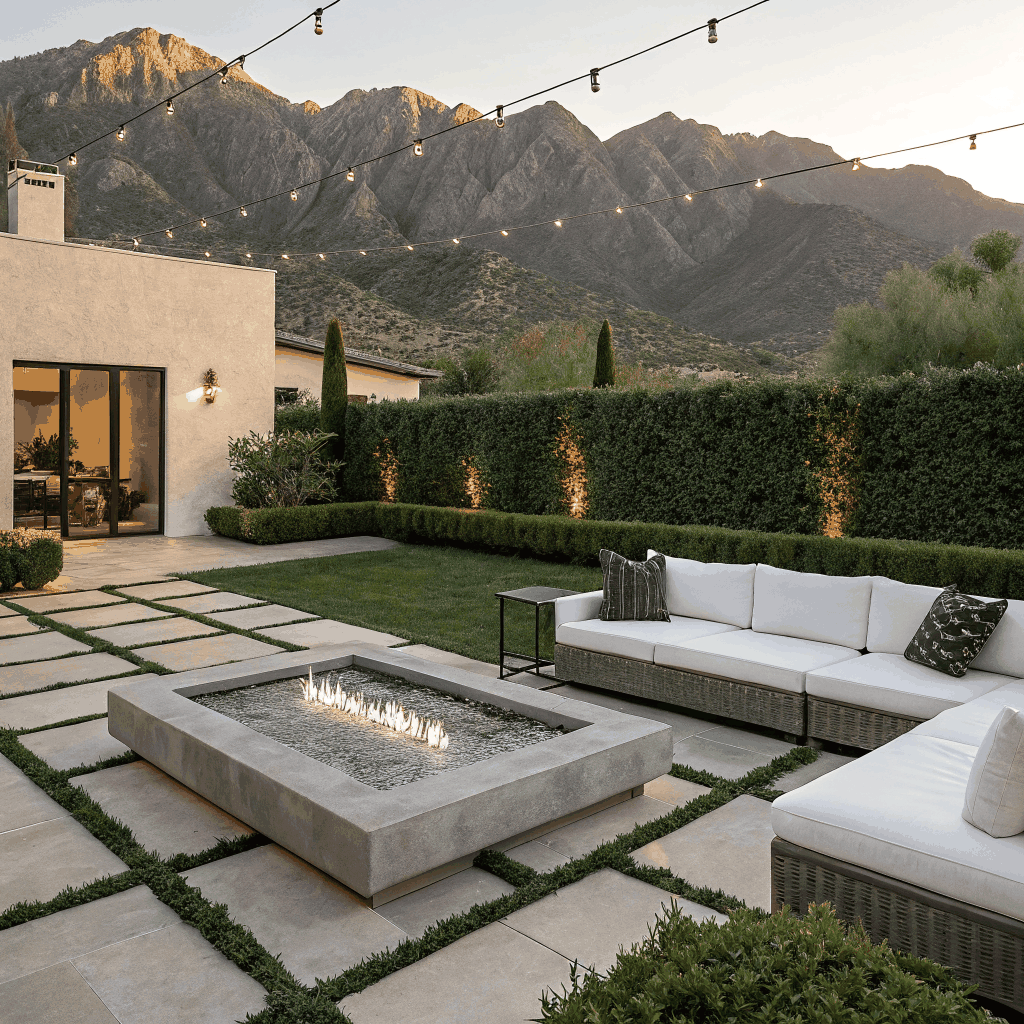 Gallatin Valley Courtyard