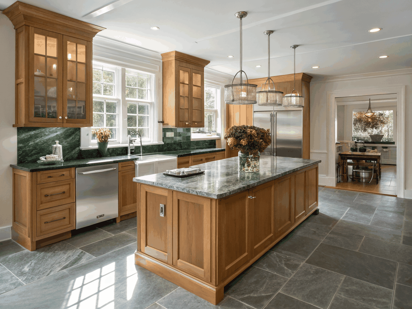 Bespoke Bronze Kitchen & Island - Artisanal Millwork in Flathead Valley, Montana