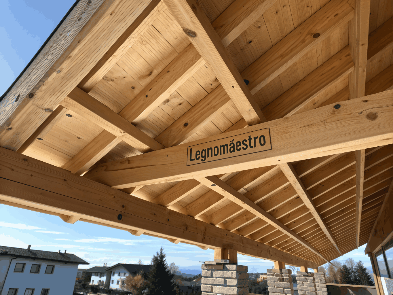 Glulam Trusses & Metal Seams