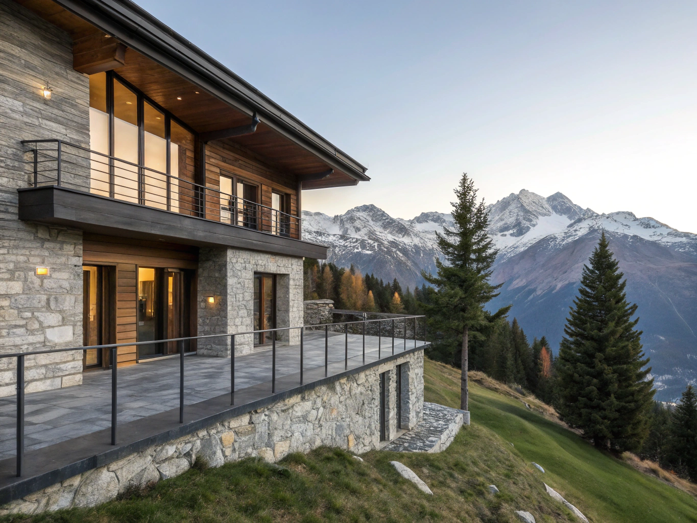 Glacier Vista Glazed Pavilions - Panoramic Architecture in Flathead Valley, Montana