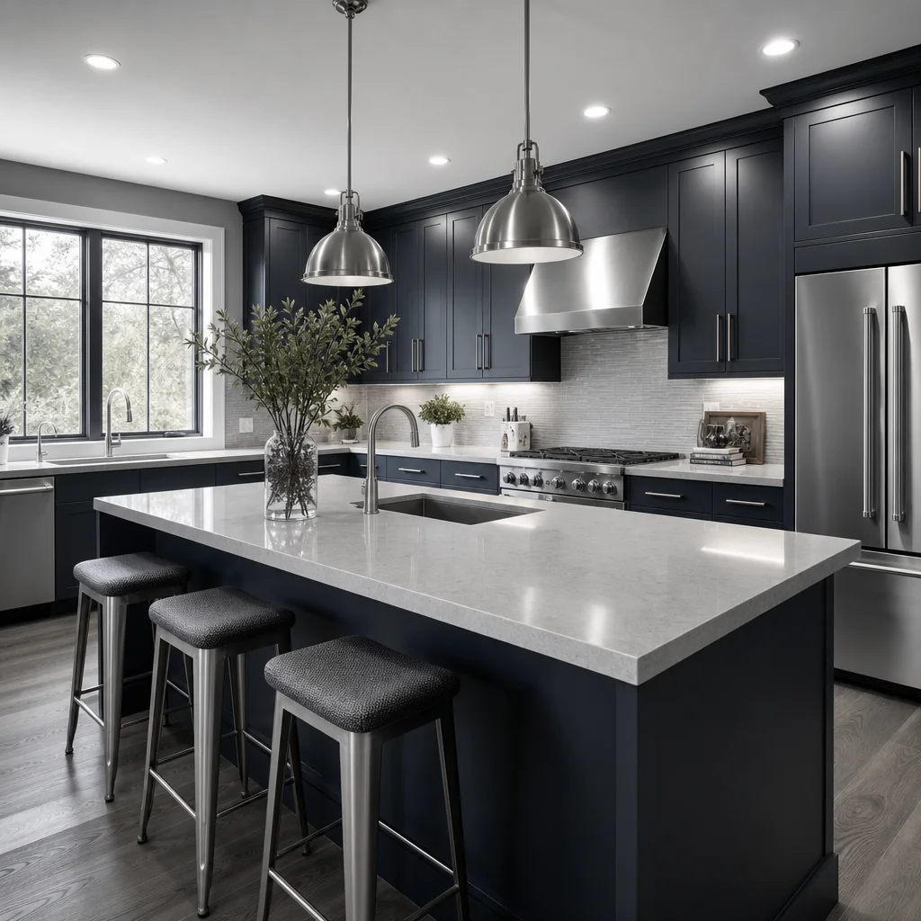 Artisan Slate Kitchen Island