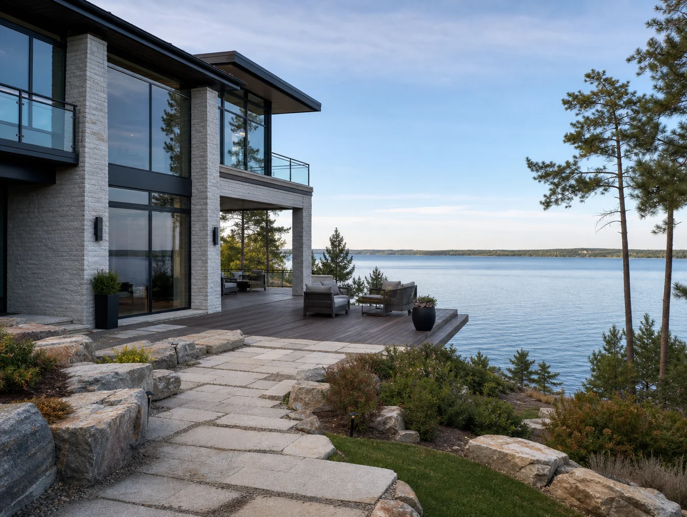 The Summit Residence Panorama - Signature Estate in Flathead Lake, Montana